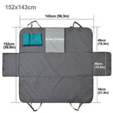 Dog Car Seat Cover for Large Dogs | Waterproof Rear Hammock