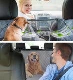 Dog Car Seat Cover for Large Dogs | Waterproof Rear Hammock