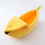Portable Banana Cat Bed House | Soft Fleece Cat Mat Bed