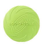 Dog Flying Disc Toy | Soft Rubber Interactive Flying Saucer