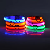 LED Light-Up Dog Leash – Night Safety Nylon Fluorescent Pet Dog Collar