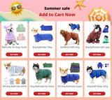 Super Absorbent Dogs Bathrobe Drying Towel | Microfiber Dogs Drying Coat