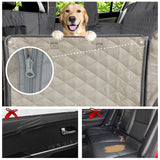 Dog Car Seat Cover for Large Dogs | Waterproof Rear Hammock