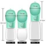 Portable Dog Water Bottle | Travel Bottle with Drinking Cup
