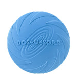 Dog Flying Disc Toy | Soft Rubber Interactive Flying Saucer