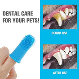 Pet Finger Toothbrush | Soft Silicone Dog & Cat Teeth Cleaning Brush