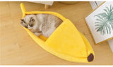 Portable Banana Cat Bed House