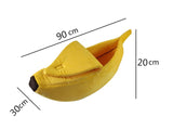 Portable Banana Cat Bed House