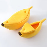 Portable Banana Cat Bed House