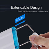  Super Slim LEDs Aquarium Light |Extensible Waterproof Clip on Lamp For Fish Tank |Aquatic Plant Light 18-75CM Extensible|