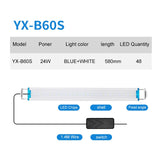 Super Slim LEDs Aquarium Light |Extensible Waterproof Clip on Lamp For Fish Tank |Aquatic Plant Light 18-75CM Extensible|